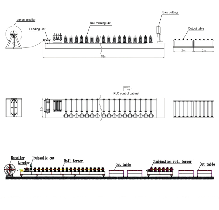 Rack Box Beam Roll Forming Machine