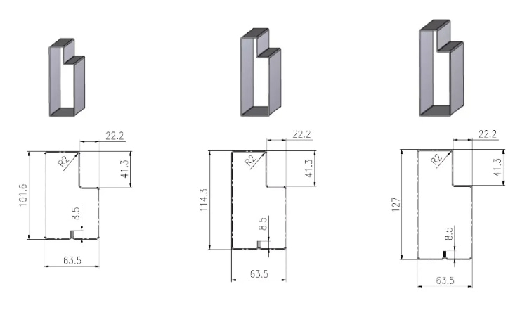 Warehouse Rack P Step Beam Roll Forming Machine