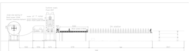 High Quality Rack Upright Roll Forming Machine