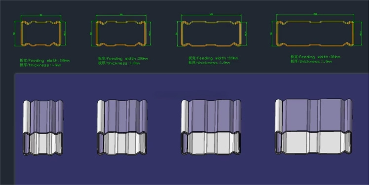 Rack Partition Beam Roll Forming Machine