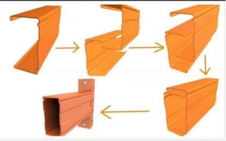 Rack Partition Beam Roll Forming Machine