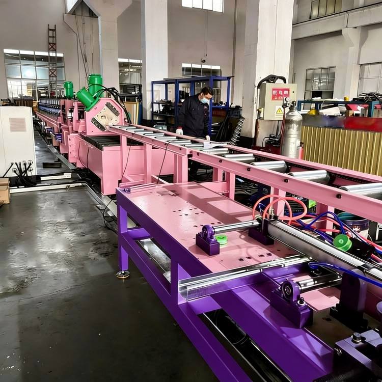 Automatic Storage Rack Beam Roll Forming Machine Line