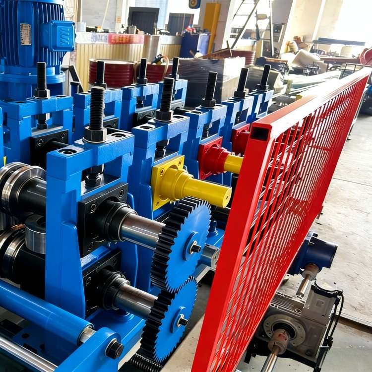 Shutter Rack Support Rail Roll Forming Machine