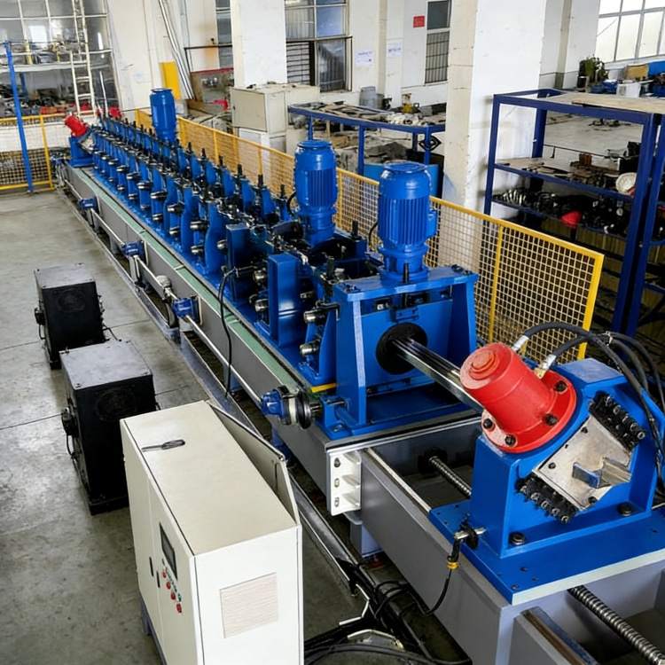 Shutter Rack Support Rail Roll Forming Machine