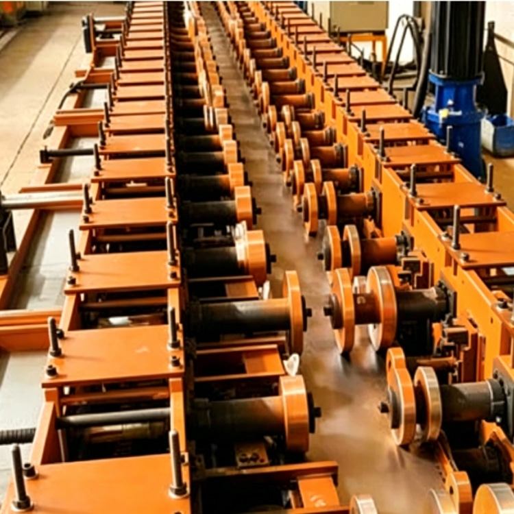 Shelf Panel Roll Forming Machine is professional industrial equipment for producing metal shelf panels. Adopting multi-station roller forming and PLC automatic control system, it features stable operation, high precision and high production speed. Suitable for manufacturing various metal shelf boards used in warehouse storage, supermarket shelves and logistics rack systems.
