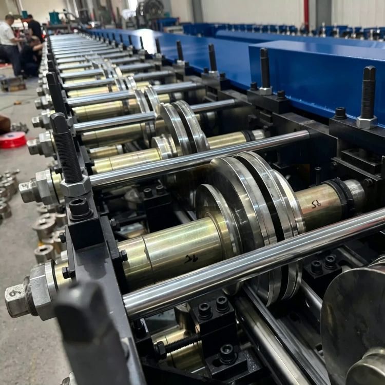 Xinnuo Heavy-Duty Upright Roll Forming Machine is a full-automatic production line for warehouse rack uprights. Equipped with multi-station forming rollers and intelligent PLC control system, it features high strength, precise dimension and stable running performance. Ideal for manufacturing heavy-load rack columns for industrial warehouses and logistics storage systems.
