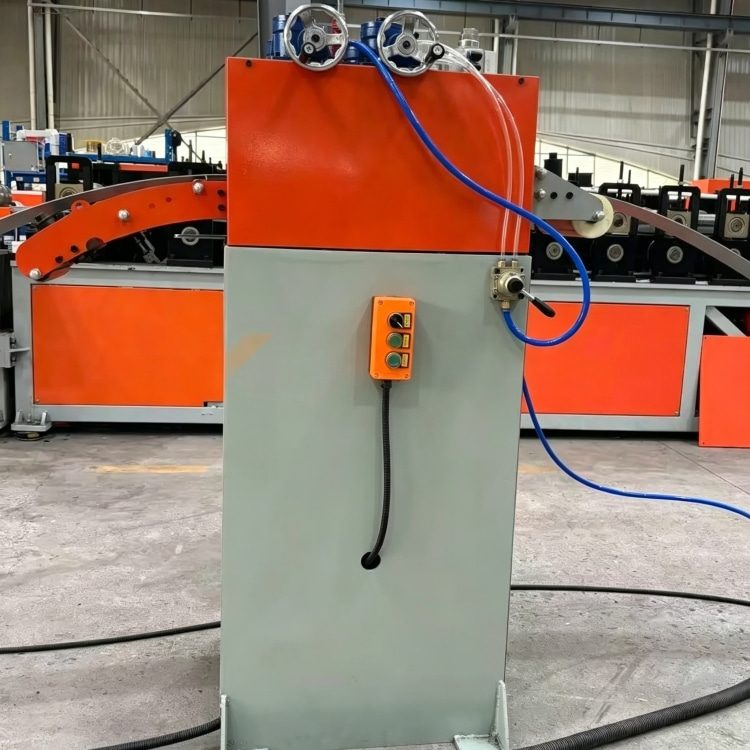 Xinnuo Heavy-Duty Upright Roll Forming Machine is a full-automatic production line for warehouse rack uprights. Equipped with multi-station forming rollers and intelligent PLC control system, it features high strength, precise dimension and stable running performance. Ideal for manufacturing heavy-load rack columns for industrial warehouses and logistics storage systems.