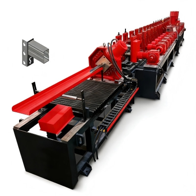 Automatic Box Beam Roll Forming Line Rack Roll Forming Machine