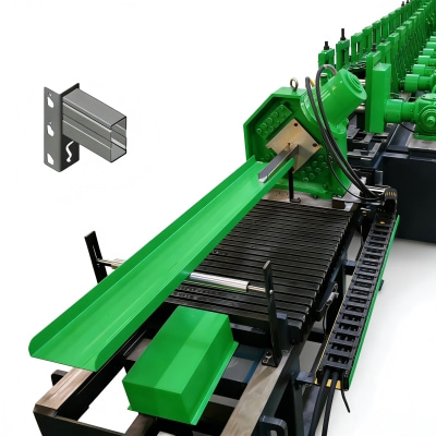 Automatic Box Beam Roll Forming Line Rack Roll Forming Machine