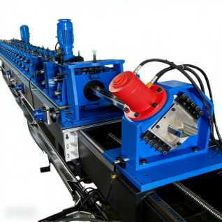Shutter Rack Support Rail Roll Forming Machine