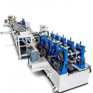 box beam machine for shelf column