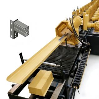 Automatic Box Beam Roll Forming Line Rack Roll Forming Machine
