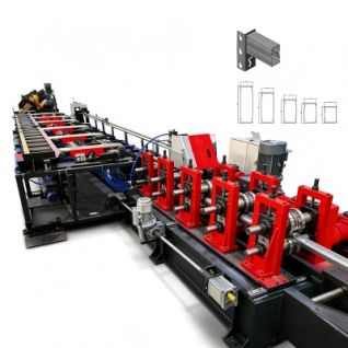 Automatic Box Beam Roll Forming Line Storage Rack Roll Forming Machine